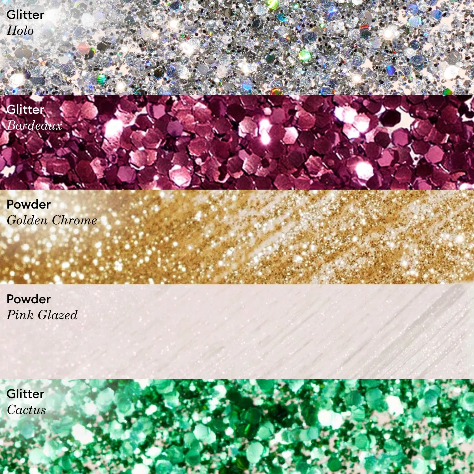 Bordeaux biodegradable glitter - Image 3