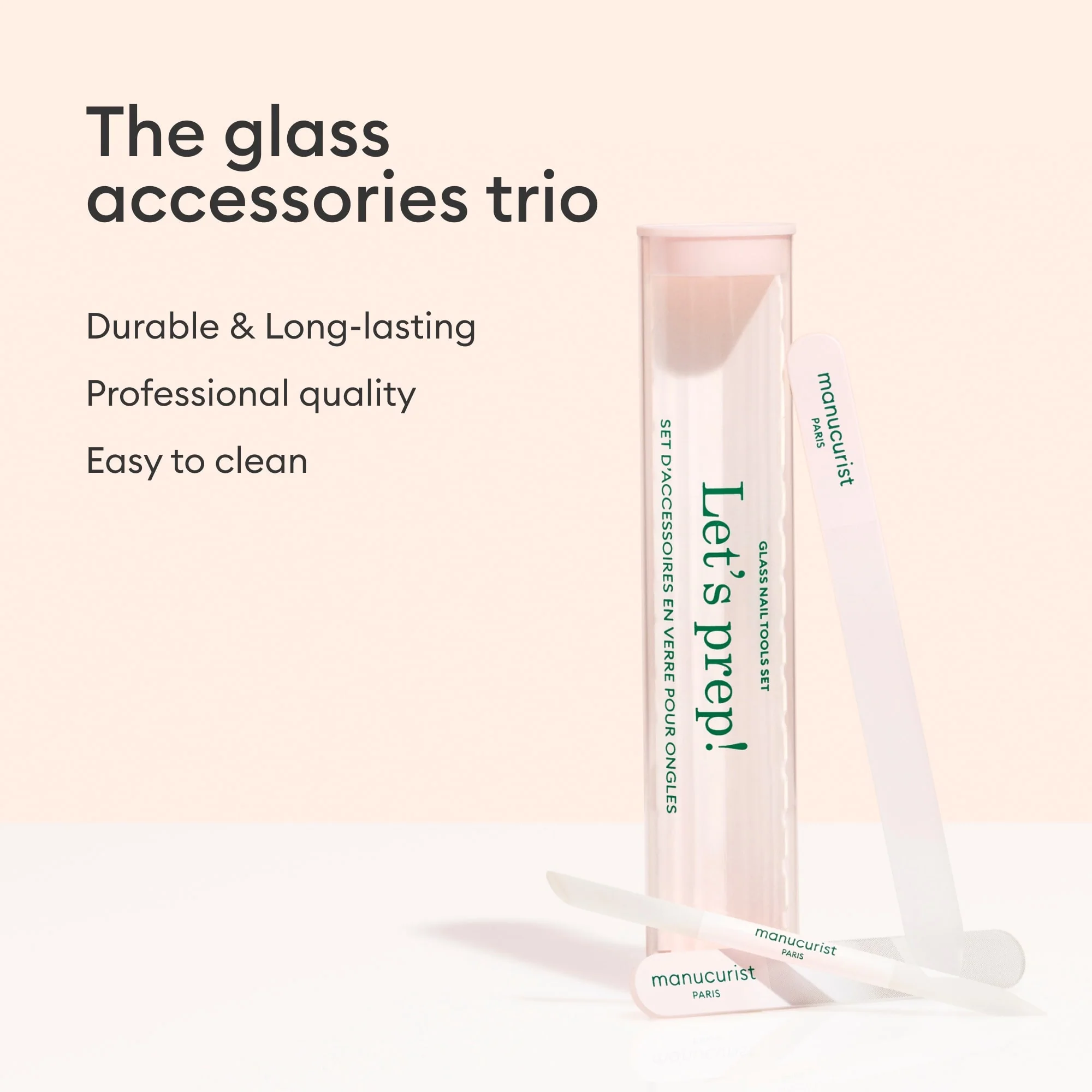 Glass nail accessory trio - Image 3