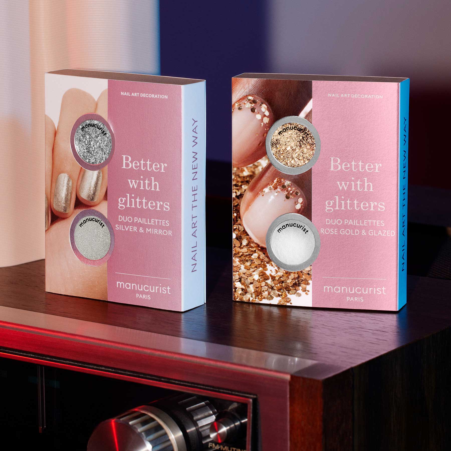 Glitter Duo Rose Gold & Glazed - Image 8