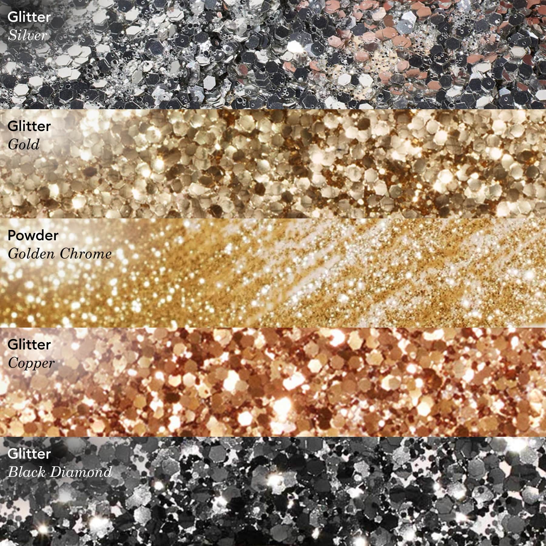 Gold biodegradable glitter - Image 4