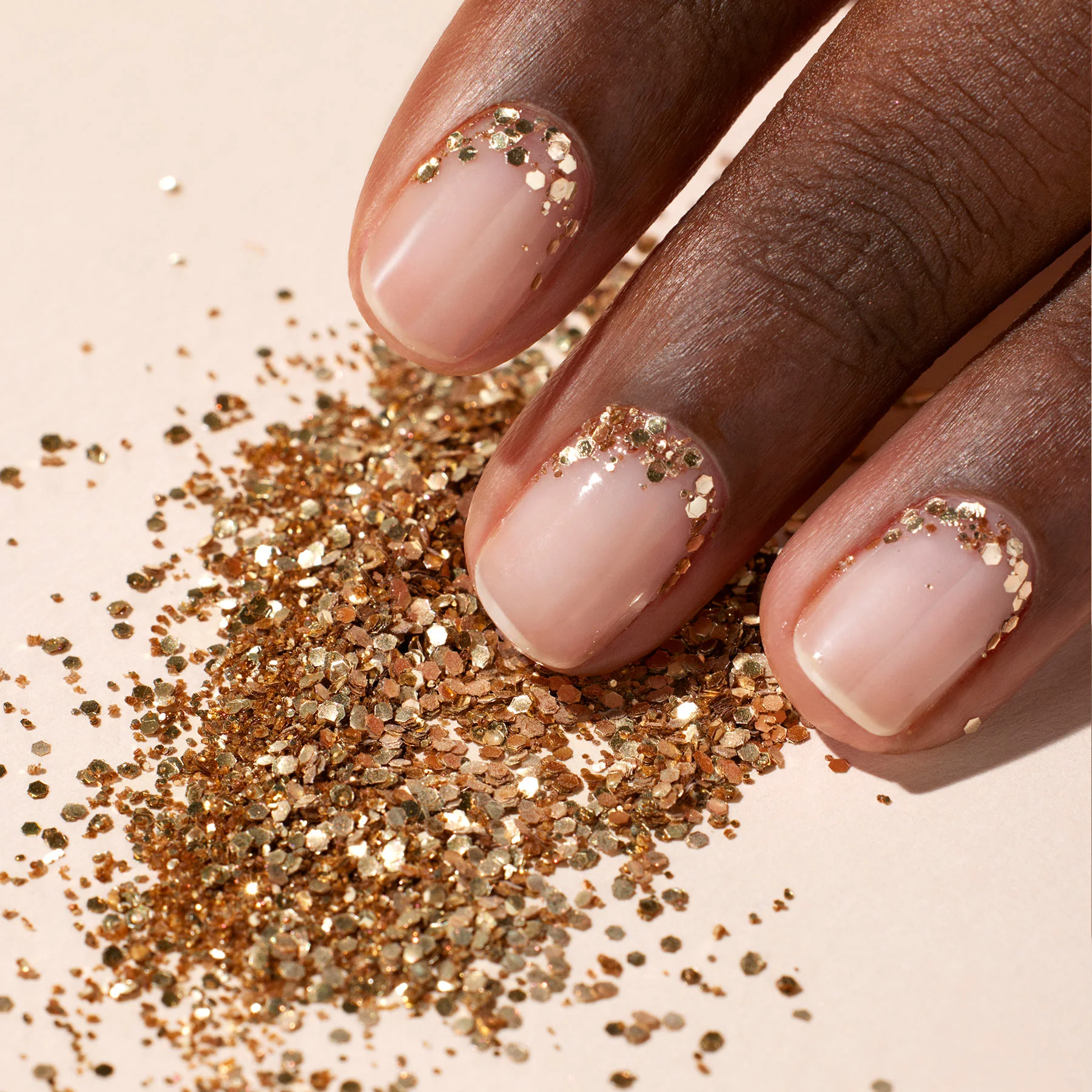 Rose Gold biodegradable glitter - Image 3