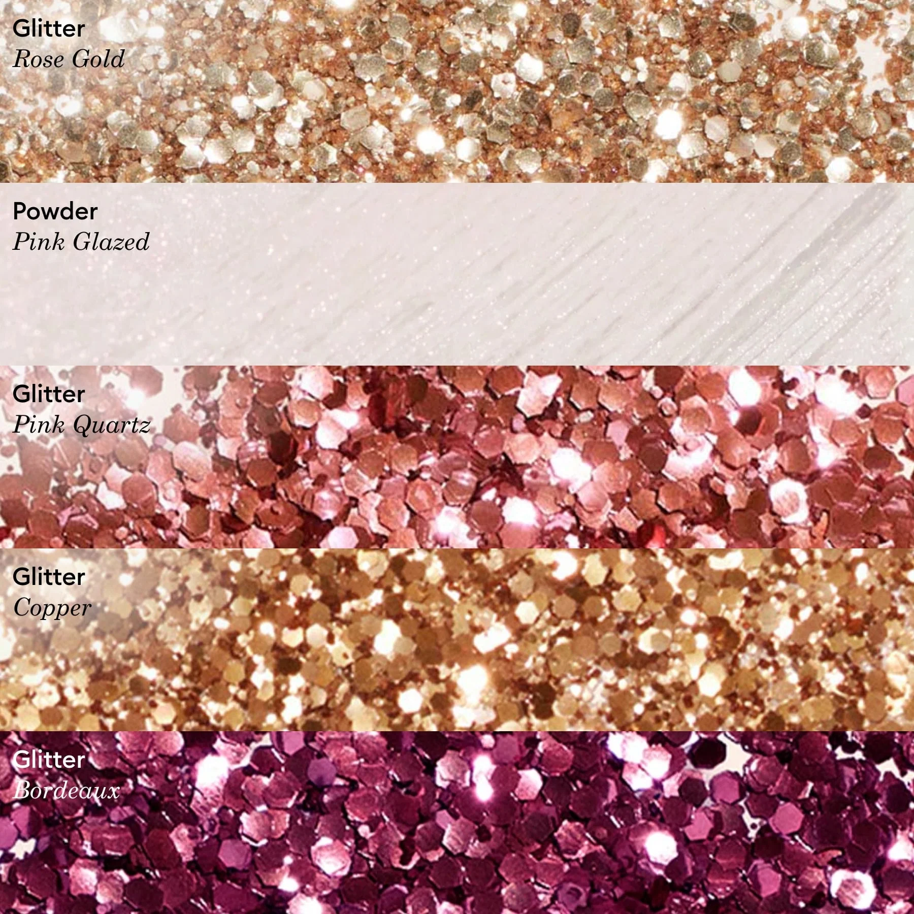 Rose Gold biodegradable glitter - Image 7